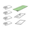 Zubehör Montage-Set Klebe-Montage - 3M transparent – Bild 3